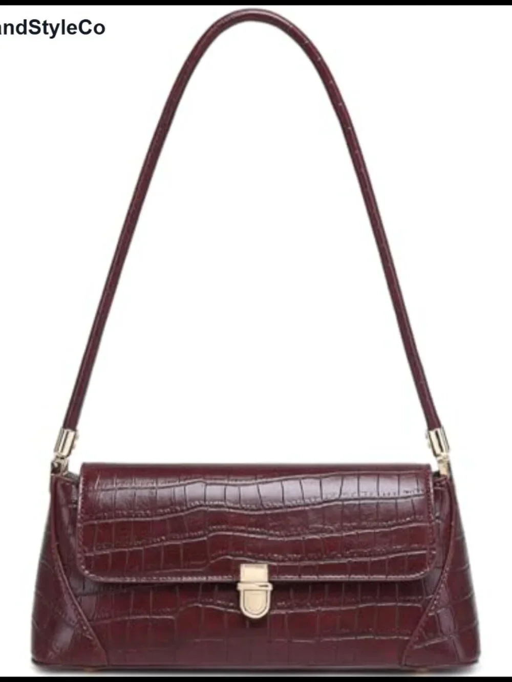 Vintage Hobo Handbag PU Leather Shoulder Bag Women Tote